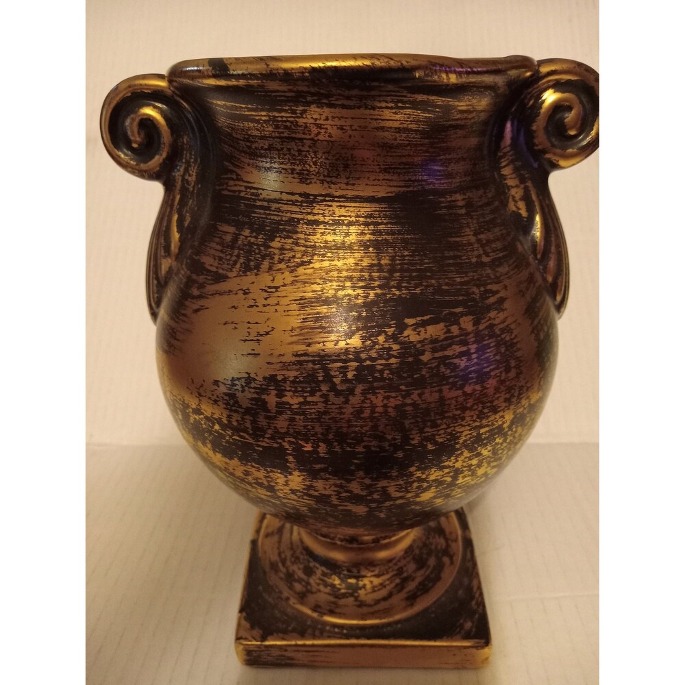 MCM Vintage Stangl Pottery Granada Gold 2041 Urn Vase